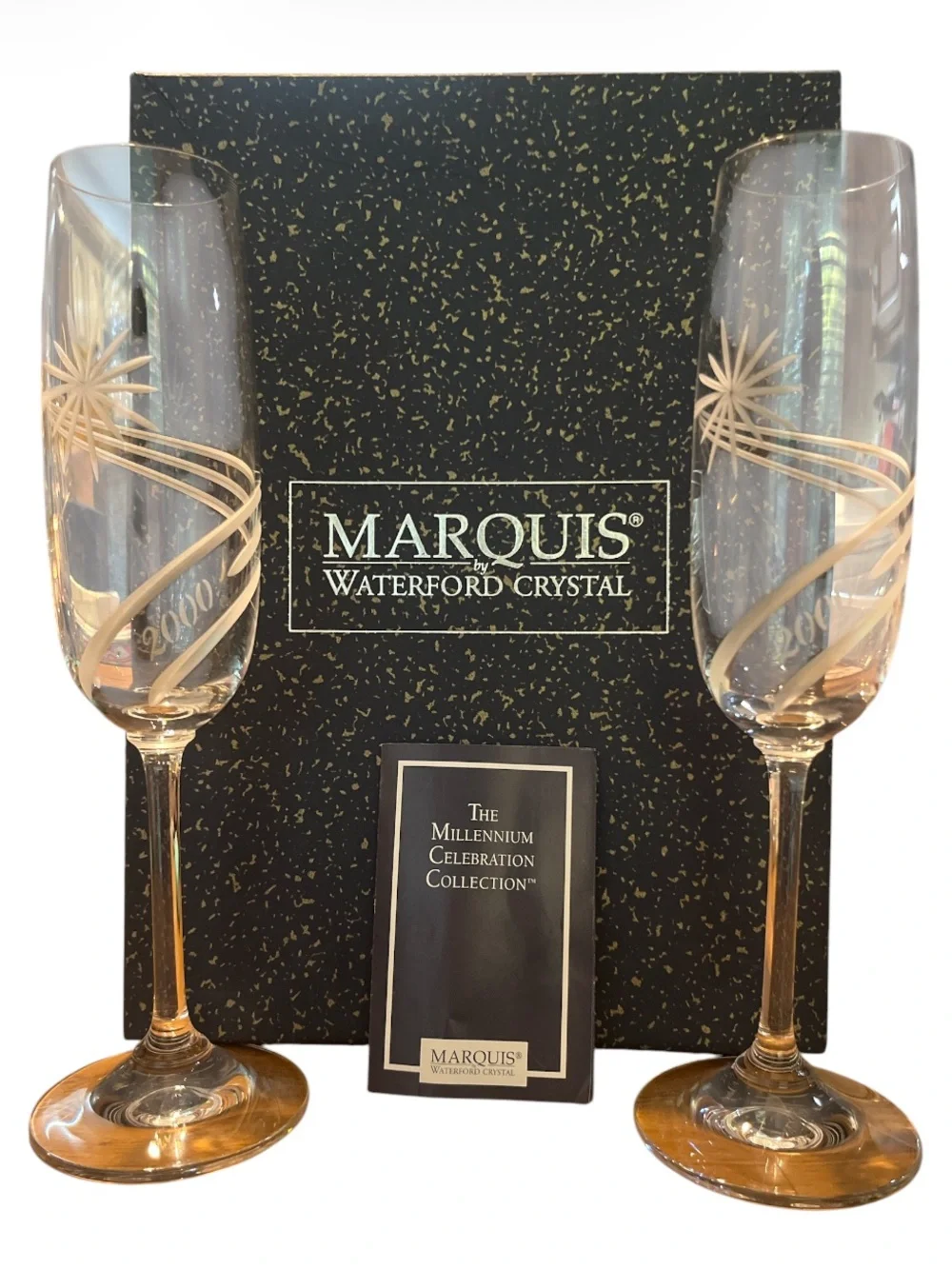 Waterford Millennium Celebration Collection Champagne Flutes